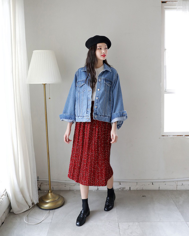 Cần gì đầu tư cầu kỳ, chân váy dài chính là bảo bối hợp cả thời trang lẫn thời tiết dành cho nàng công sở