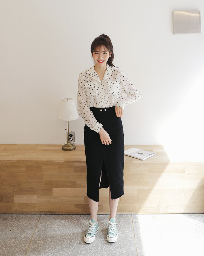 Cần gì đầu tư cầu kỳ, chân váy dài chính là bảo bối hợp cả thời trang lẫn thời tiết dành cho nàng công sở