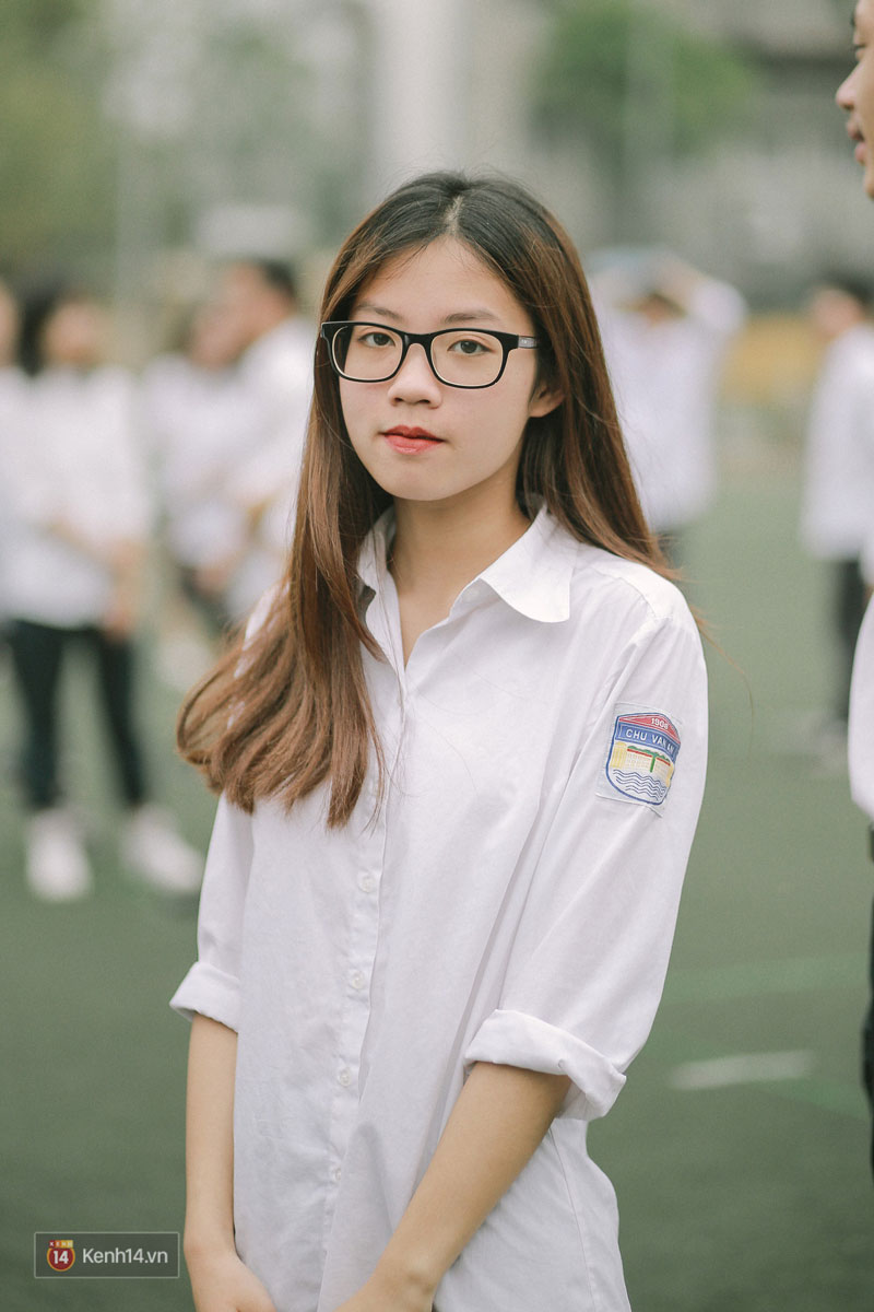 Teen Chu Văn An rạng rỡ ngày xếp chữ chia tay tuổi học trò