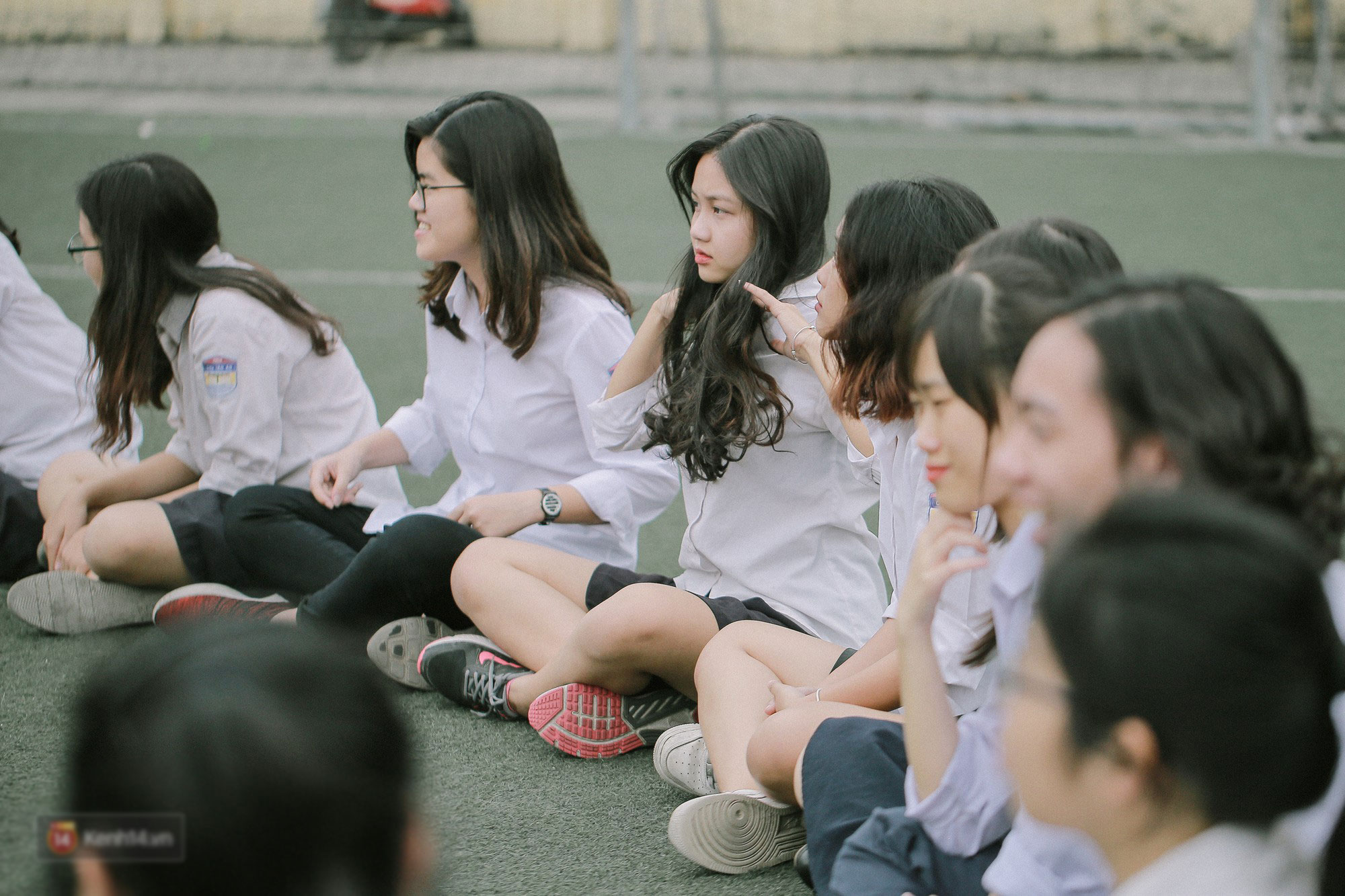 Teen Chu Văn An rạng rỡ ngày xếp chữ chia tay tuổi học trò