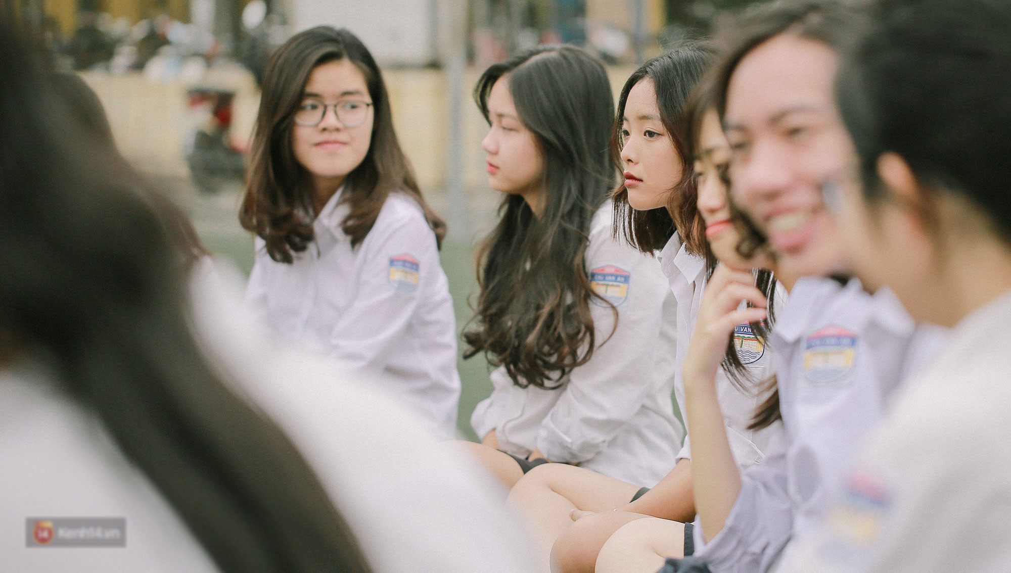 Teen Chu Văn An rạng rỡ ngày xếp chữ chia tay tuổi học trò Teen Chu Văn An rạng rỡ ngày xếp chữ chia tay tuổi học trò