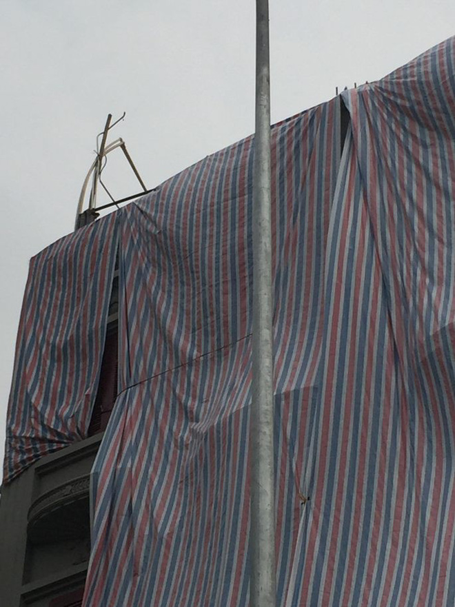 Phá dỡ xong giai đoạn 1 phần biệt thự sai phạm của gia đình cựu Thiếu tướng Nguyễn Thanh Hóa