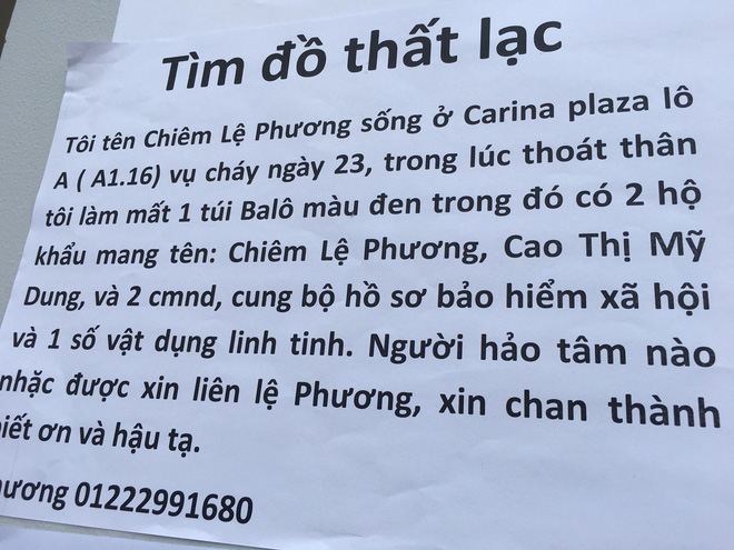 Cư dân Carina tố chủ đầu tư tắc trách, để người lạ vào lấy đồ, hôi của một cách tự nhiên