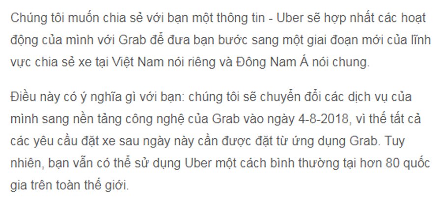 Uber bán mình cho Grab: Gom hết khách, bao sân tha hồ tăng giá