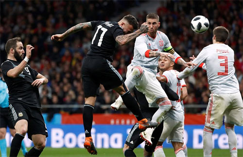 Messi lại vắng mặt, Argentina thua 1-6 khi gặp Tây Ban Nha