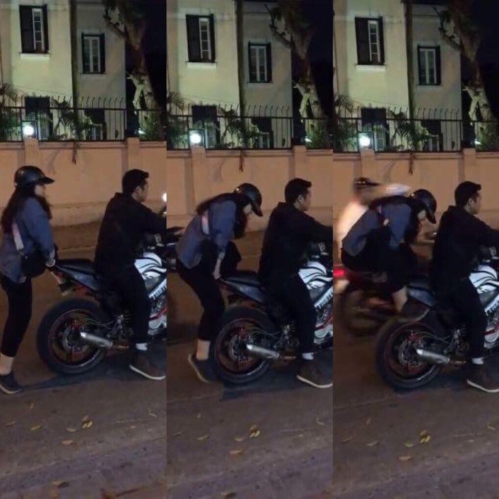 Clip: Dậy sóng cô nàng chân ngắn tìm cách ngồi lên xe phân khối lớn Clip: Dậy sóng cô nàng chân ngắn tìm cách ngồi lên xe phân khối lớn