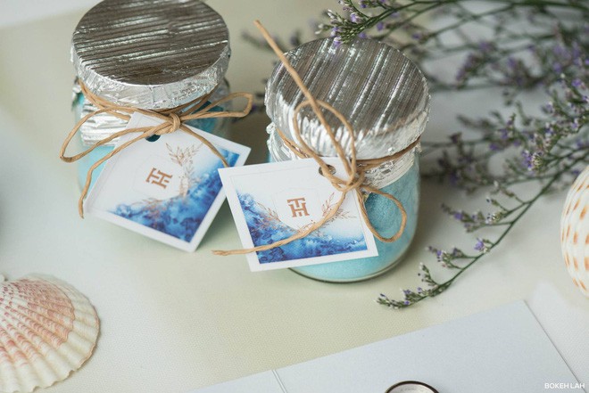 Cận cảnh đám cưới kỳ công xanh màu đại dương của Shark Hưng (Thương vụ bạc tỷ) và cô dâu Á hậu