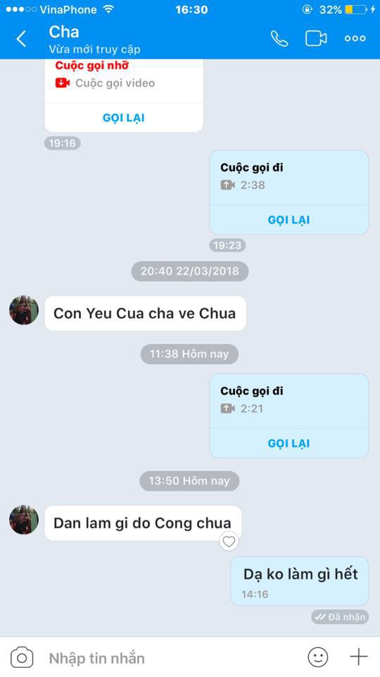 Nhắn tin phong cách các ông bố: Vừa troll con lại vừa tình cảm ra trò