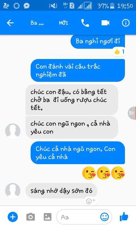 Nhắn tin phong cách các ông bố: Vừa troll con lại vừa tình cảm ra trò