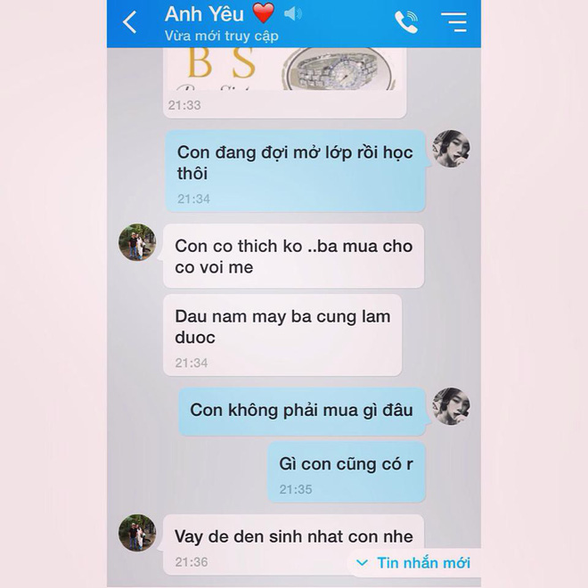 Nhắn tin phong cách các ông bố: Vừa troll con lại vừa tình cảm ra trò
