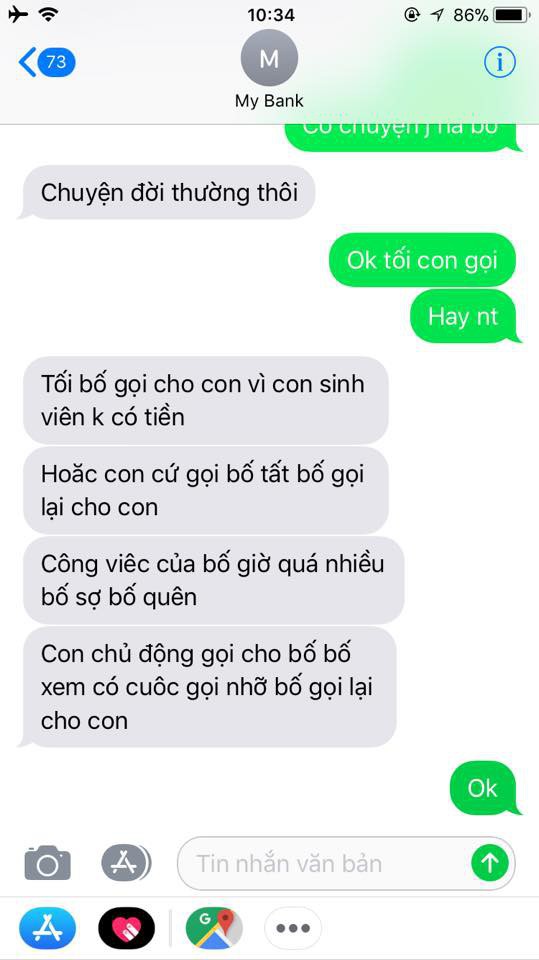 Nhắn tin phong cách các ông bố: Vừa troll con lại vừa tình cảm ra trò