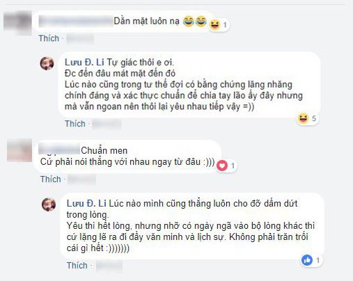 Lưu Đê Li lại gây bão với status bóng gió chuyện đàn ông ngoại tình, dạy chị em cách ứng phó khi bị cắm sừng