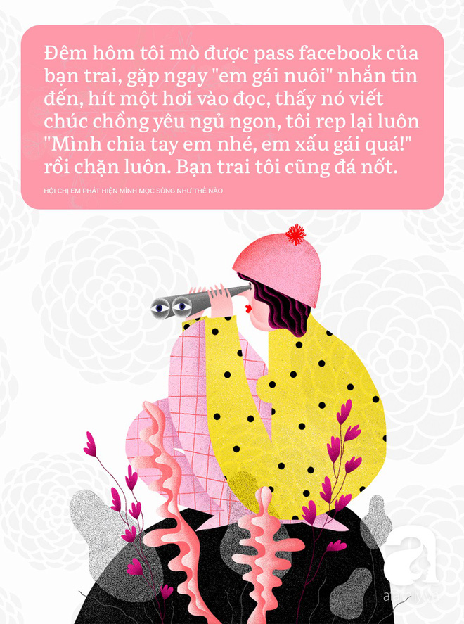 Đang yên đang lành tự nhiên lại mọc sừng, hội chị em phát hiện điều đó như thế nào?