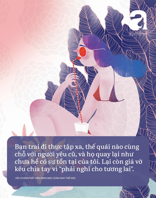 Đang yên đang lành tự nhiên lại mọc sừng, hội chị em phát hiện điều đó như thế nào?