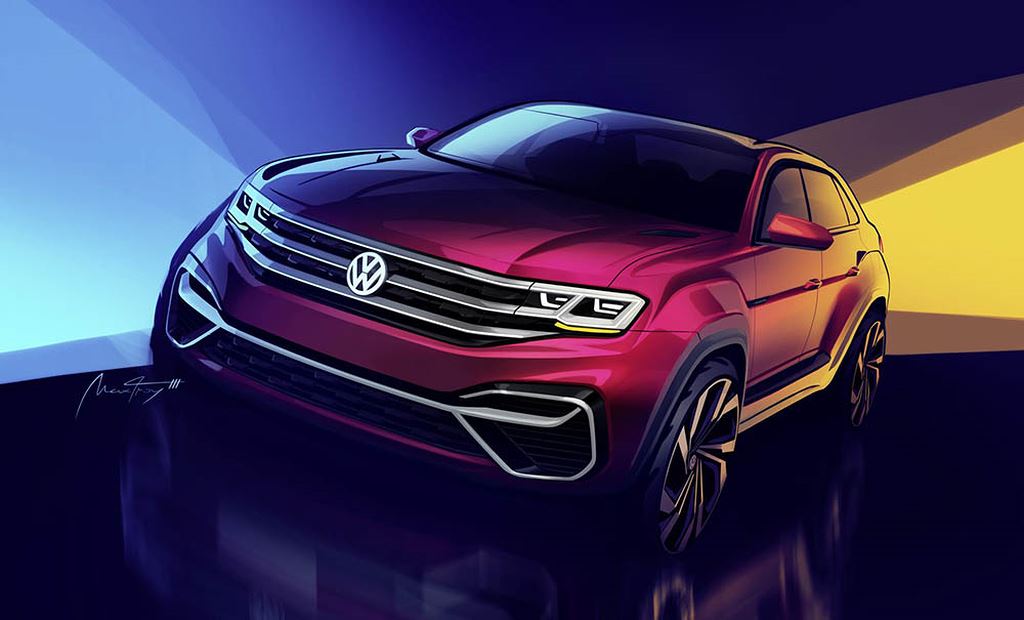 Volkswagen Atlas - Tân binh SUV 5 chỗ, thiết kế Coupe bắt mắt Volkswagen Atlas - Tân binh SUV 5 chỗ, thiết kế Coupe bắt mắt