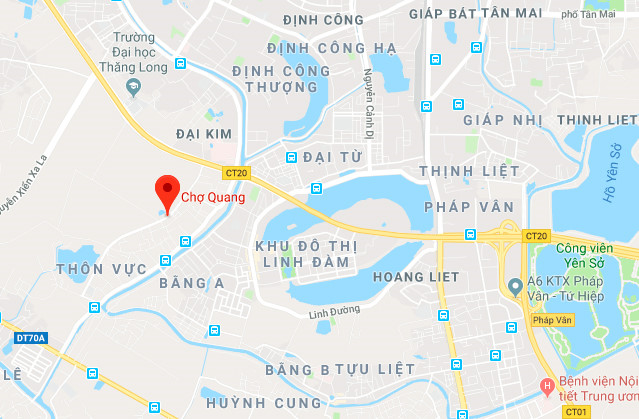 Hiện trường toàn cảnh vụ cháy chợ Quang ở Hà Nội