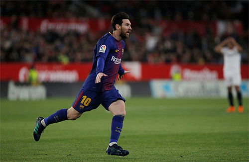 Ghi hai bàn trong năm phút cuối, Barca thoát thua trước Sevilla