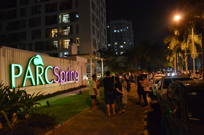 Cháy tại chung cư Parc Spring ở Sài Gòn