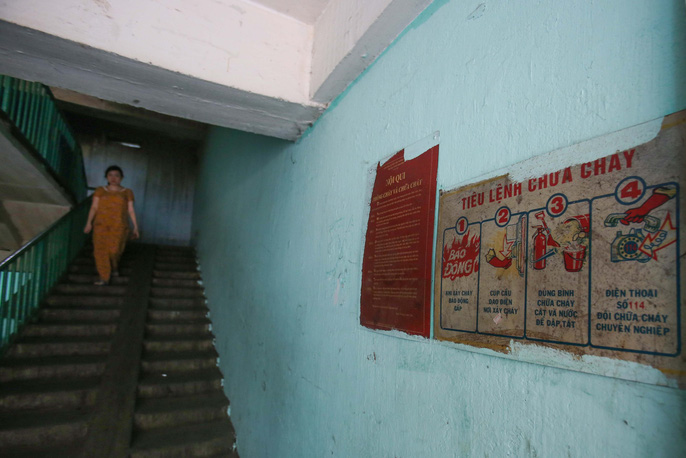 Tử thần chực chờ các chung cư cũ tại TP HCM