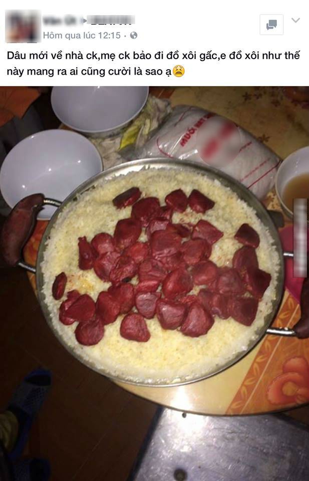 Cười nghiêng ngả với những 'thành quả' nấu ăn của những cô nàng 'thánh vụng' Cuoi nghieng nga voi nhung 'thanh qua' nau an cua nhung co nang 'thanh vung'