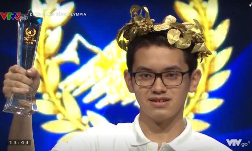 Nam sinh Quảng Ninh lập kỷ lục phần Khởi động ở Olympia
