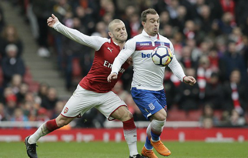 Ghi ba bàn trong 15 phút cuối, Arsenal đại thắng Stoke