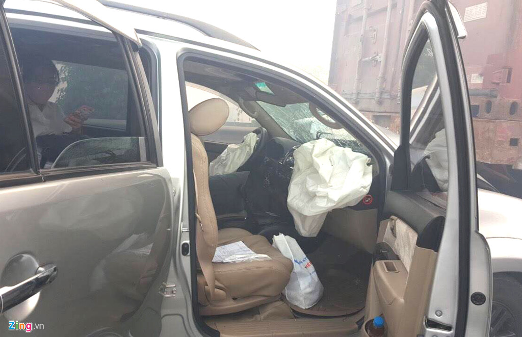 Hiện trường tai nạn liên hoàn trên cao tốc Long Thành vì khói mù