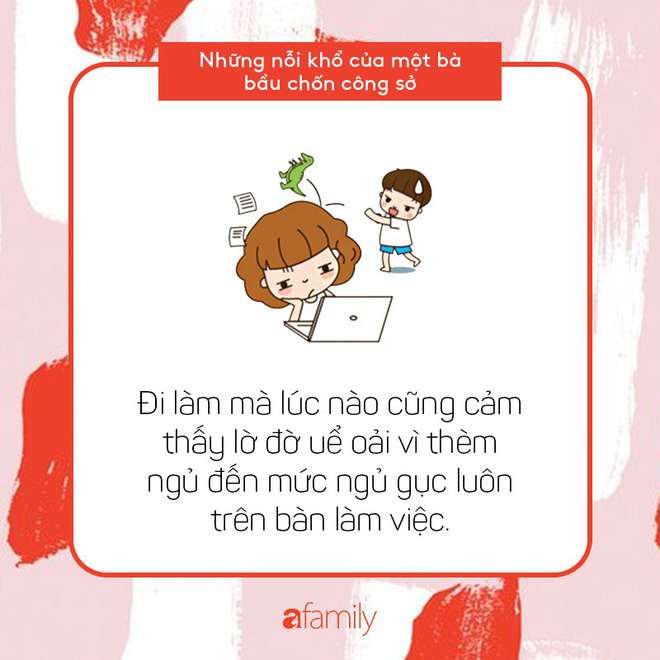 Hai vạch chắc hẳn là vui, nhưng những bà bầu công sở cũng có những nỗi khổ chẳng biết thổ lộ cùng ai