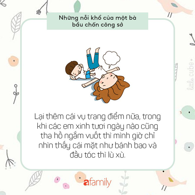 Hai vạch chắc hẳn là vui, nhưng những bà bầu công sở cũng có những nỗi khổ chẳng biết thổ lộ cùng ai