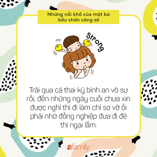 Hai vạch chắc hẳn là vui, nhưng những bà bầu công sở cũng có những nỗi khổ chẳng biết thổ lộ cùng ai