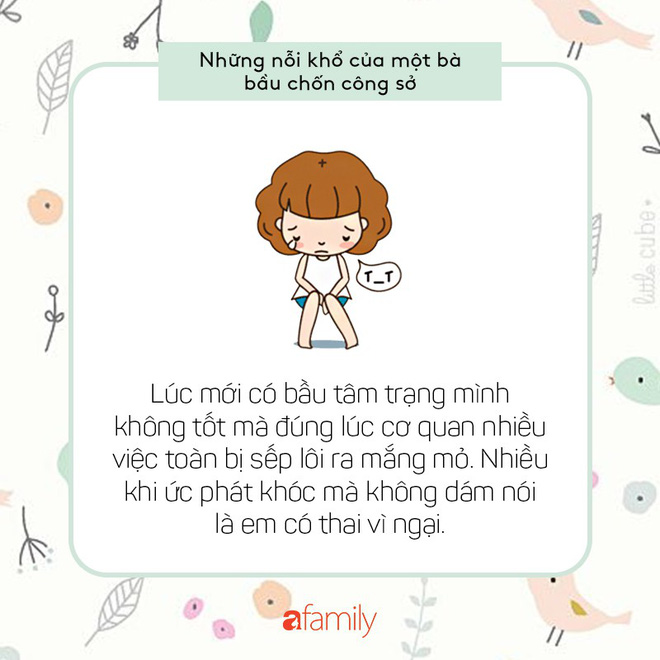Hai vạch chắc hẳn là vui, nhưng những bà bầu công sở cũng có những nỗi khổ chẳng biết thổ lộ cùng ai