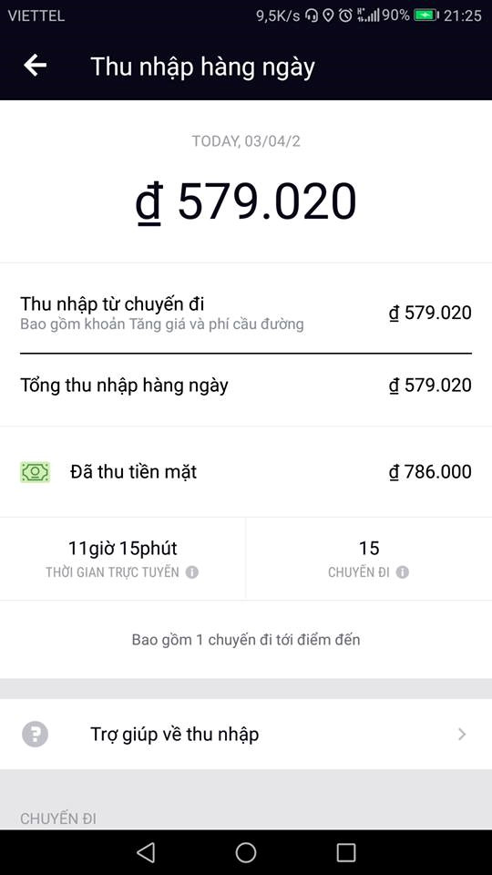 Tranh thủ 4 tiếng Grab sập, tài xế Uber kiếm đậm