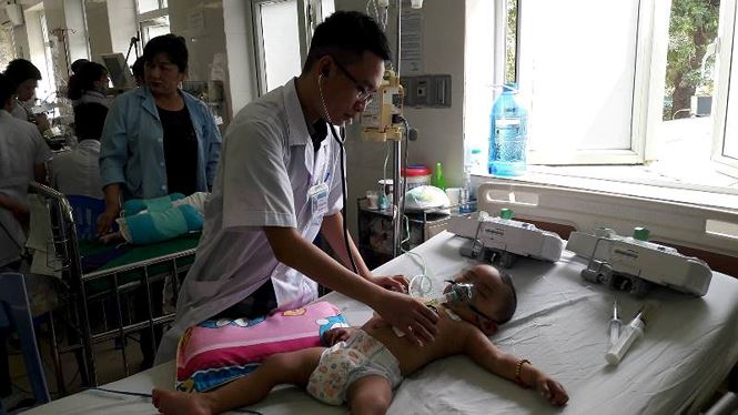 Bé trai 19 tháng tuổi bị 1.000 vết ong đốt kín người