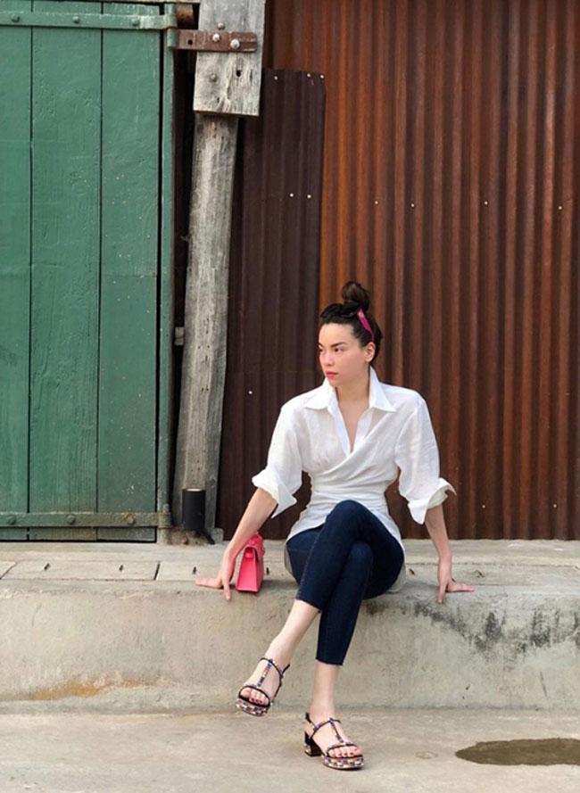 Chọn sơ mi trắng như Phạm Hương, Hà Hồ đảm bảo mặc không bao giờ thấy chán