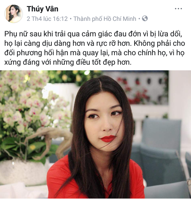 Nghi án Lan Khuê - Thúy Vân lời qua tiếng lại vì yêu chung một người đàn ông Nghi án Lan Khuê - Thúy Vân lời qua tiếng lại vì yêu chung một người đàn ông