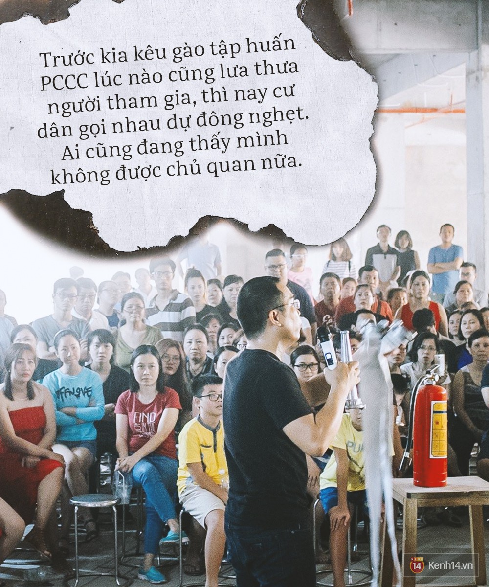 Gần 2 tuần sau vụ cháy Carina: Dân chung cư, bình tĩnh sống!