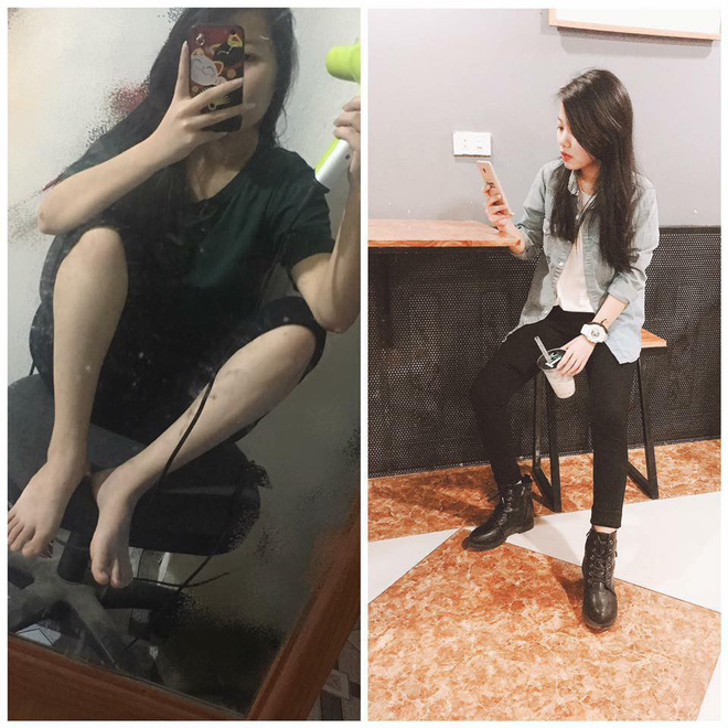 Khoảng cách xa nhất trên thế giới chính là con gái lúc ở nhà và khi ra đường!