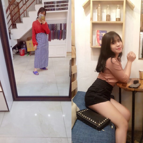 Khoảng cách xa nhất trên thế giới chính là con gái lúc ở nhà và khi ra đường!