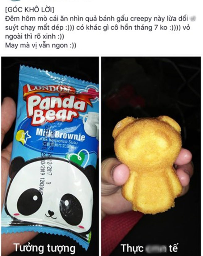 Mua bánh gấu hình thức long lanh, cô gái tá hỏa khi bóc ra và loạt ảnh tương tự chứng minh vì đời là những dối lừa