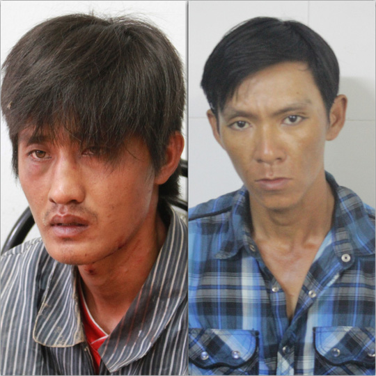 Bị phát hiện trộm cắp, 2 thanh niên nghiện ma túy dùng kéo đâm công an bị thương