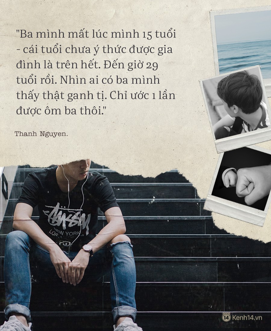 Vì bố mất sớm nên mỗi lần bị bắt nạt cũng chẳng thể nói tao về mách bố nữa rồi