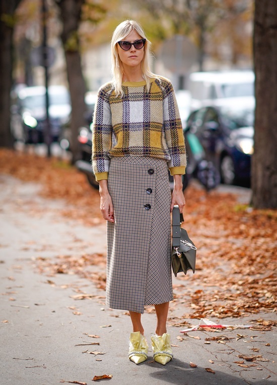 Các gợi ý phối đồ với họa tiết kẻ nổi trội năm 2018