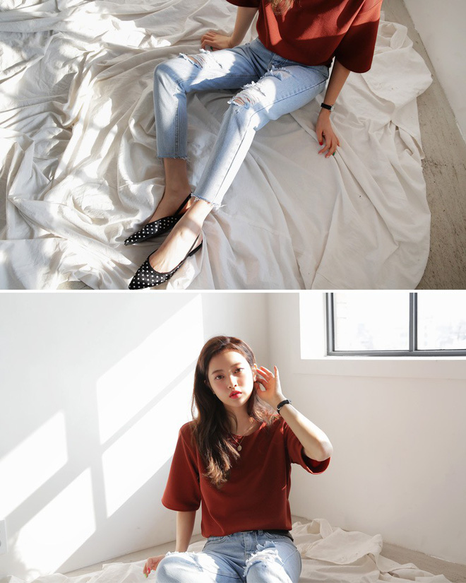Không cần chọn kiểu dáng, chỉ cần kết hợp cùng 5 gam màu này là set đồ với quần jeans nhìn long lanh hết mức Không cần chọn kiểu dáng, chỉ cần kết hợp cùng 5 gam màu này là set đồ với quần jeans nhìn long lanh hết mức