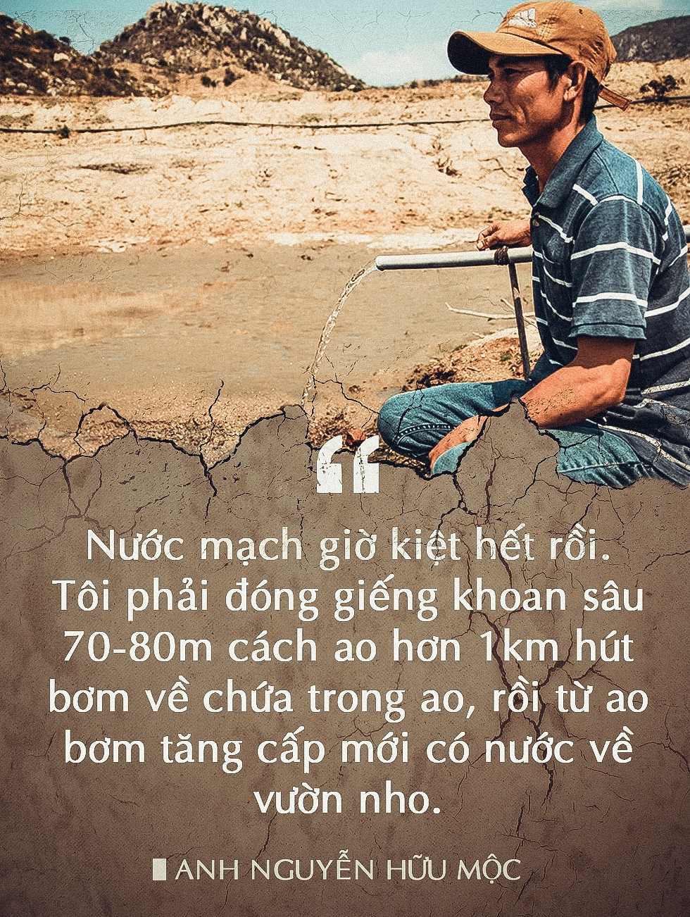 Ninh Thuận khát cháy đầu mùa khô Ninh Thuận khát cháy đầu mùa khô