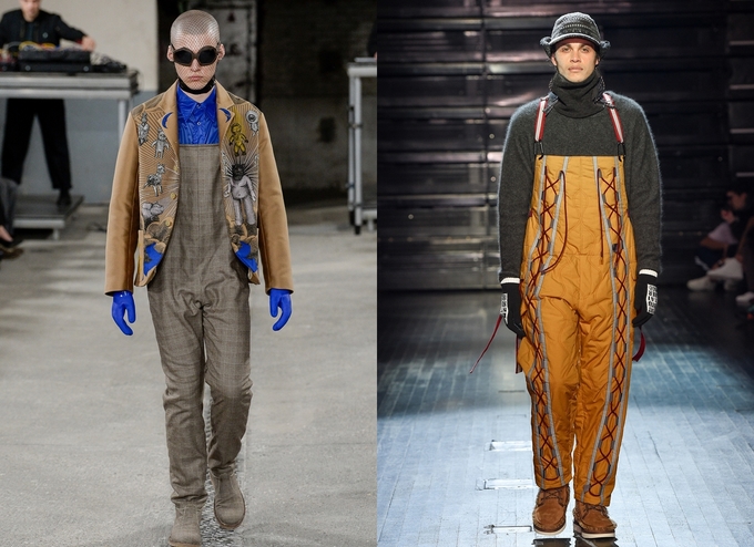 Xu hướng nam giới diện quần yếm bùng nổ