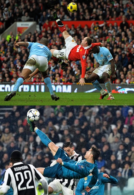 Rooney: Siêu phẩm vô-lê của tôi đẹp hơn Ronaldo