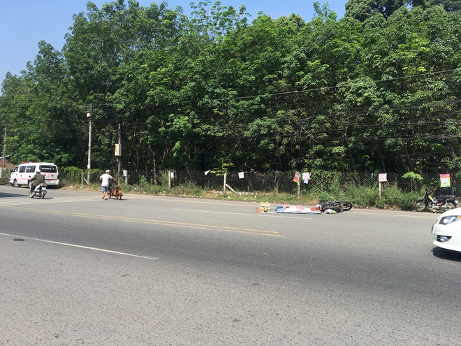 Truy tìm xe container cán chết người đàn ông Trung Quốc rồi bỏ trốn