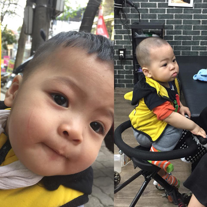 Khi bố làm thợ cắt tóc và không biết làm gì cho vui, cậu con trai đang có kiểu đầu chất chơi được biến ngay thành ông hói