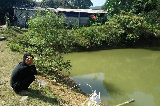 3 bé trai chết đuối thương tâm ở ao gần nhà bà