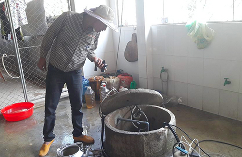 Nước giếng ở Hà Tĩnh bốc cháy như dầu hỏa